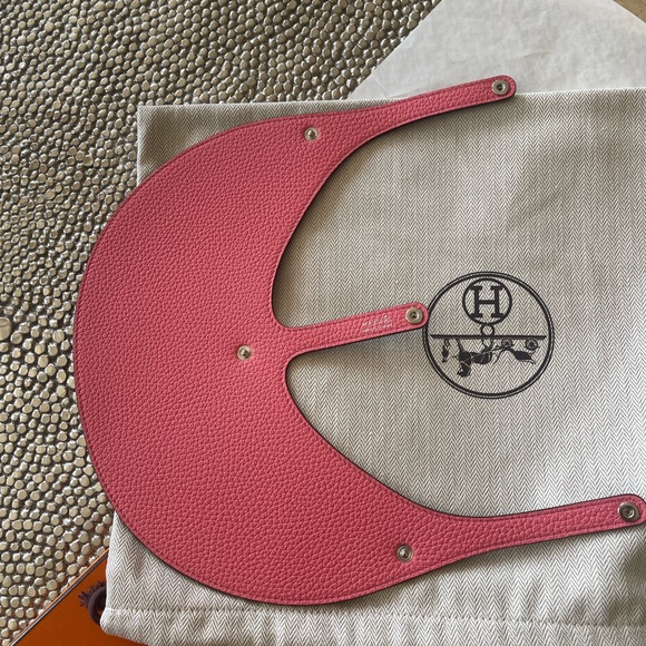 Sale💝HERMES RARE PINK /BROWN REVERSIBLE VISOR - Picture 2 of 14